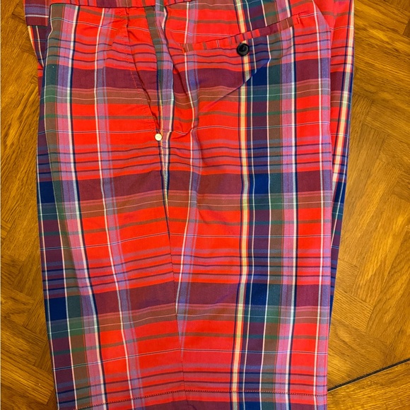 Men’s RLX plaid golf shorts - Picture 4 of 5